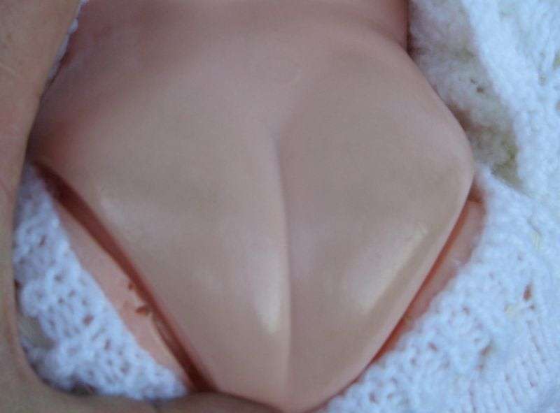 TOO CUTE !! A PAIR OF VINTAGE HARD PLASTIC BABY DOLLS WITH HAND MADE CLOTHING ...BID FOR BOTH ...WOW