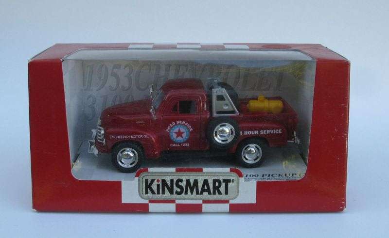 TOO COOL !! A 1:38 SCALE DIE CAST METAL MODEL OF THE 1953 CHEVROLET 3100 PICKUP ...EMERGENCY VEHICLE