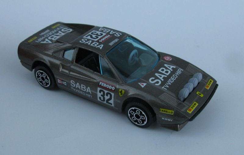 A STUNNING 1:43 SCALE DIE CAST METAL MODEL OF THE FERRARI 308 GTB BY BURAGO ITALY...BOXED !!!