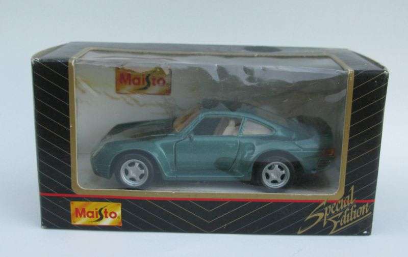 TOO COOL !! A 1:36 SCALE DIE CAST METAL MODEL OF THE PORSCHE 959 ...SPECIAL EDITION BY MAISTO !!