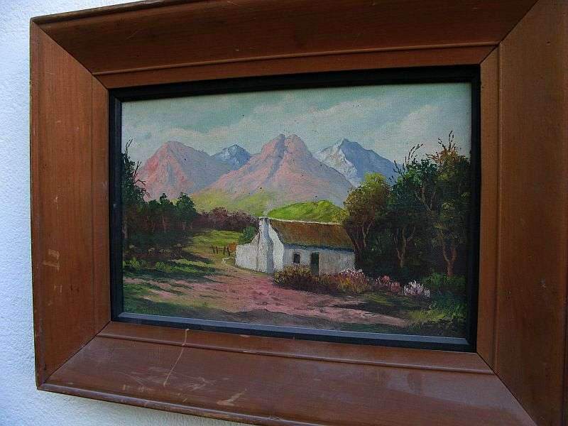 A BEAUTIFULLY EXECUTED ORIGINAL OIL ON BOARD LANDSCAPE PAINTING SIGNED BY ARTIST MATT FERREIRA