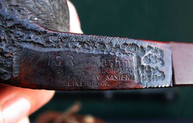 THREE VINTAGE SMOKING PIPES PLUS RACK