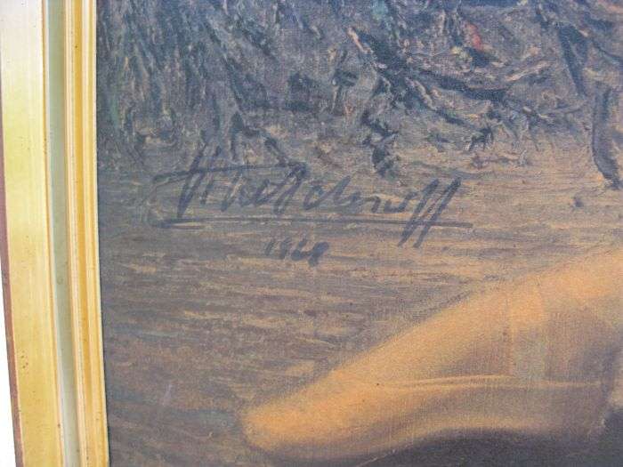 A GORGEOUS OLD TRETCHIKOFF PRINT " THE DYING SWAN " HAND SIGNED ....TAKE A LOOK ...