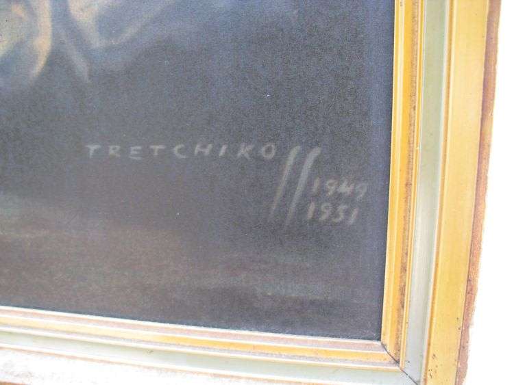 A GORGEOUS OLD TRETCHIKOFF PRINT " THE DYING SWAN " HAND SIGNED ....TAKE A LOOK ...