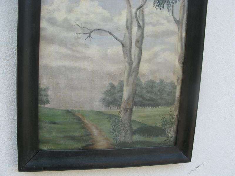 AN AWESOME ORIGINAL OIL ON BOARD SIGNED W VAN ZYL AND DATED 1935 ...WOW !! WOW !! WOW !!