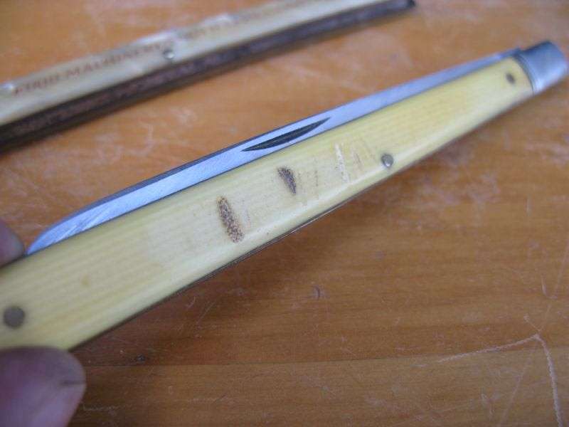 COOOOL !!! TWO EXTRA LONG POCKET KNIVES OF THE 1930`S ...BY JOWIKA & BONSA OF GERMANY ...WOW !!!