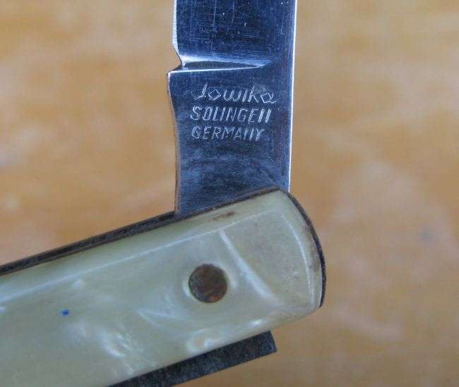 COOOOL !!! TWO EXTRA LONG POCKET KNIVES OF THE 1930`S ...BY JOWIKA & BONSA OF GERMANY ...WOW !!!