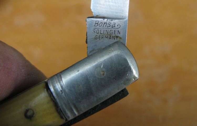 COOOOL !!! TWO EXTRA LONG POCKET KNIVES OF THE 1930`S ...BY JOWIKA & BONSA OF GERMANY ...WOW !!!