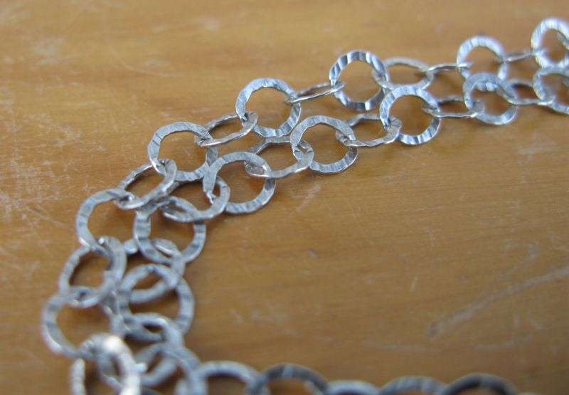 AN AMAZING SOLID STERLING SILVER ITALIAN DESIGNER NECKLACE WITH PENDANT ...AWESOME PIECE !!!