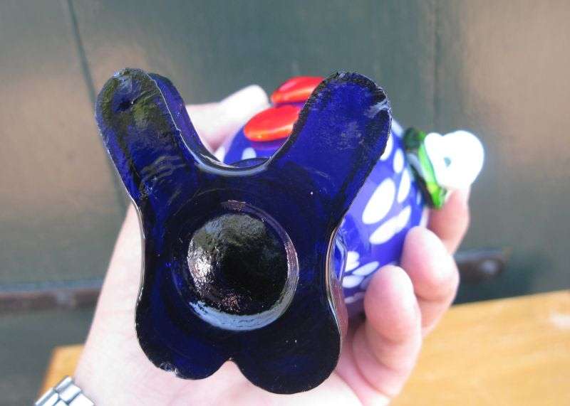 AWESOME FIND !! A COOL VINTAGE BLOWN GLASS CLOWN ORNAMENT ... MURANO GLASS ?