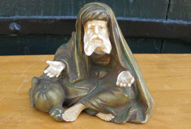 WOW !! AN ULTRA RARE ANTIQUE BISQUE FIGURE BY SCHAFER & VATER OF RUDOLSTADT GERMANY