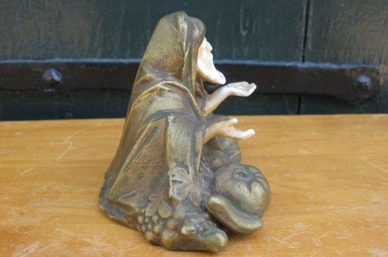 WOW !! AN ULTRA RARE ANTIQUE BISQUE FIGURE BY SCHAFER & VATER OF RUDOLSTADT GERMANY