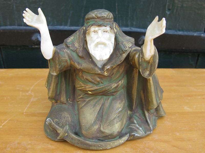 WOW !! AN ULTRA RARE ANTIQUE BISQUE FIGURE BY SCHAFER & VATER OF RUDOLSTADT GERMANY