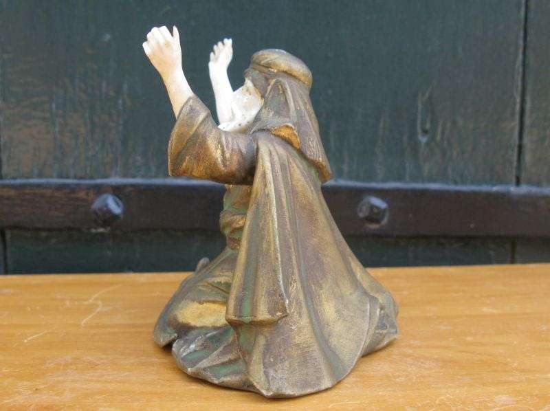 WOW !! AN ULTRA RARE ANTIQUE BISQUE FIGURE BY SCHAFER & VATER OF RUDOLSTADT GERMANY