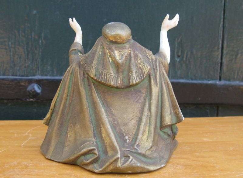 WOW !! AN ULTRA RARE ANTIQUE BISQUE FIGURE BY SCHAFER & VATER OF RUDOLSTADT GERMANY