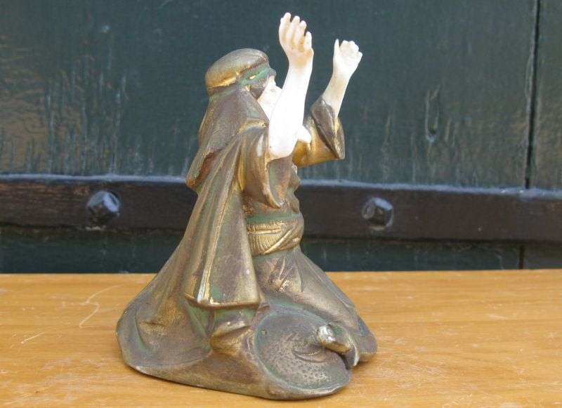 WOW !! AN ULTRA RARE ANTIQUE BISQUE FIGURE BY SCHAFER & VATER OF RUDOLSTADT GERMANY