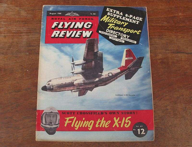 ROYAL AIR FORCE - AUGUST 1960 FLYING REVIEW - RARE FIND !!