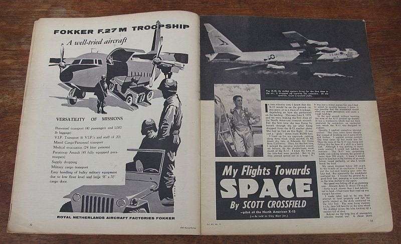 ROYAL AIR FORCE - AUGUST 1960 FLYING REVIEW - RARE FIND !!