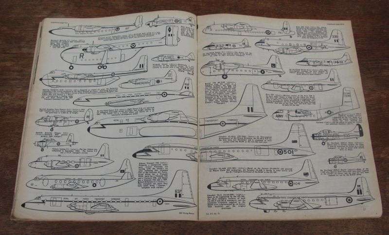 ROYAL AIR FORCE - AUGUST 1960 FLYING REVIEW - RARE FIND !!