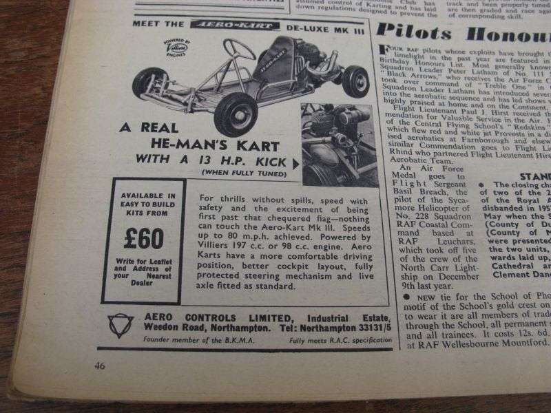 ROYAL AIR FORCE - AUGUST 1960 FLYING REVIEW - RARE FIND !!