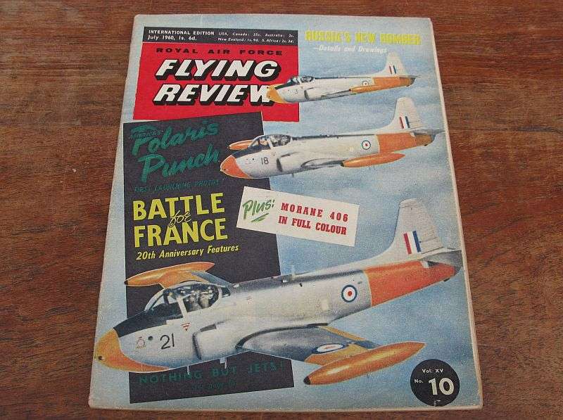 ROYAL AIR FORCE - JULY 1960 FLYING REVIEW - RARE FIND !!