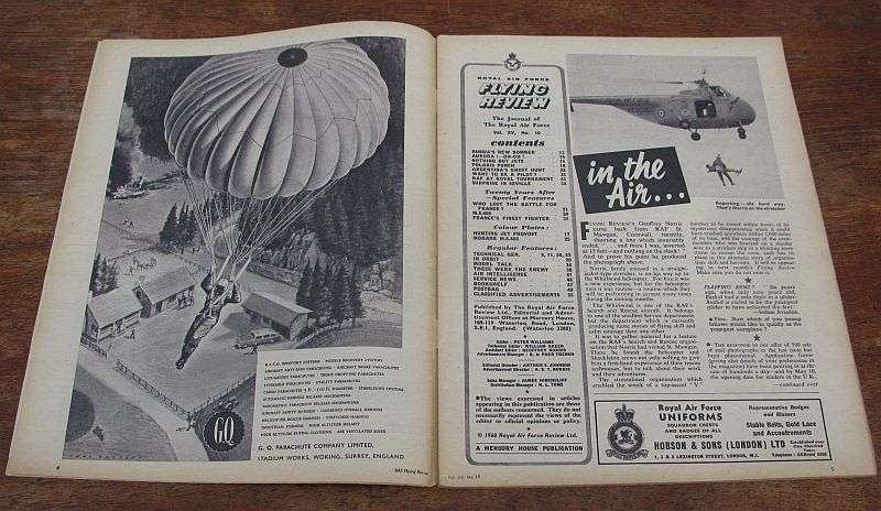 ROYAL AIR FORCE - JULY 1960 FLYING REVIEW - RARE FIND !!