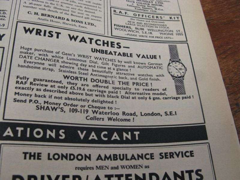 ROYAL AIR FORCE - JANUARY 1963 FLYING REVIEW - RARE FIND !!