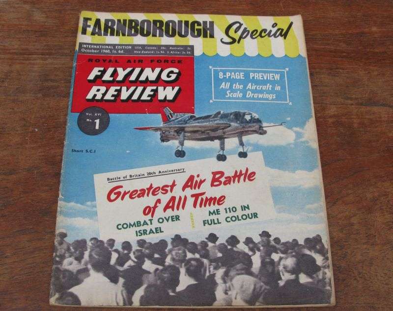 ROYAL AIR FORCE - OCTOBER 1960 FLYING REVIEW - RARE FIND !!