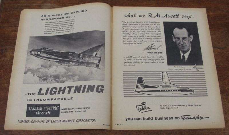 ROYAL AIR FORCE - OCTOBER 1960 FLYING REVIEW - RARE FIND !!