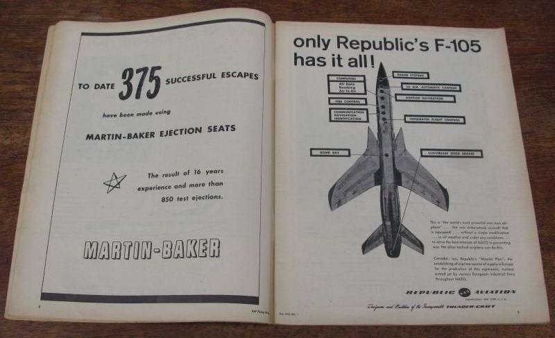 ROYAL AIR FORCE - OCTOBER 1960 FLYING REVIEW - RARE FIND !!