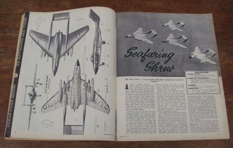 ROYAL AIR FORCE - OCTOBER 1960 FLYING REVIEW - RARE FIND !!