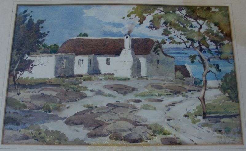 AN ORIGINAL WATERCOLOR BY FAMOUS ARTIST NILS ANDERSEN ENTITLED RIETBAAI SALDANHA KP...VALUE - R 5500