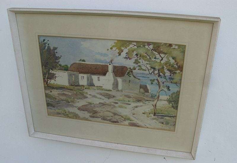 AN ORIGINAL WATERCOLOR BY FAMOUS ARTIST NILS ANDERSEN ENTITLED RIETBAAI SALDANHA KP...VALUE - R 5500
