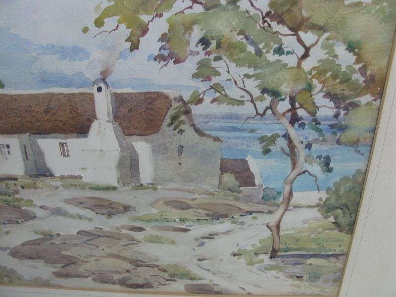 AN ORIGINAL WATERCOLOR BY FAMOUS ARTIST NILS ANDERSEN ENTITLED RIETBAAI SALDANHA KP...VALUE - R 5500