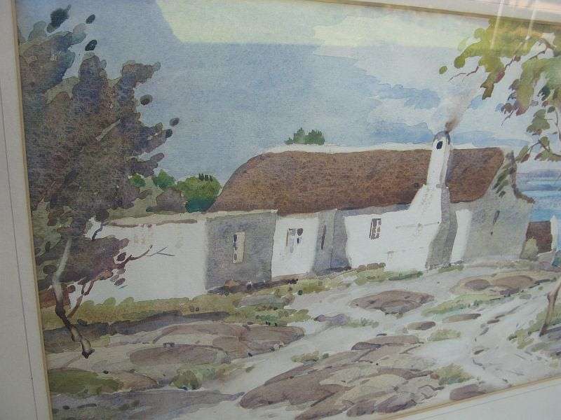 AN ORIGINAL WATERCOLOR BY FAMOUS ARTIST NILS ANDERSEN ENTITLED RIETBAAI SALDANHA KP...VALUE - R 5500