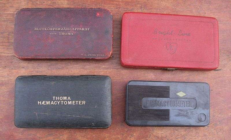 ABSOLUTELY RARE FIND !! A LOT OF OLD MICROSCOPE ACCESSORIES IN ORIGINAL BOXES !! MUST SEE !! WOW !!