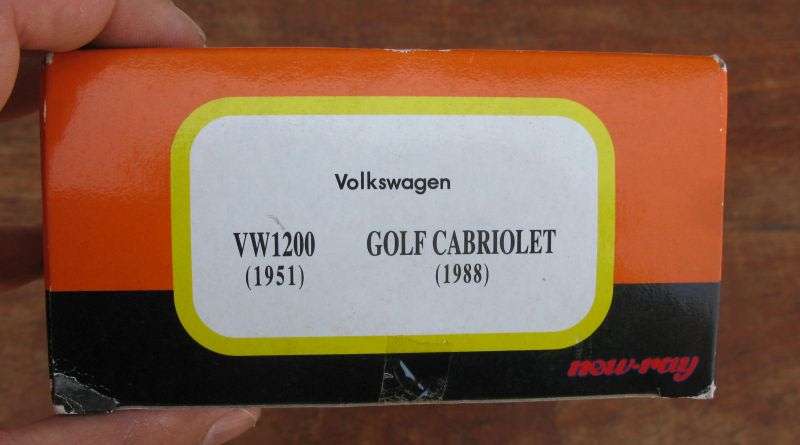 TOTALLY COOL DEAL !! A SET OF 4 DIE CAST VOLKSWAGEN CABRIOLET CARS IN 1:43 SCALE ...BOXED !! WOW !!