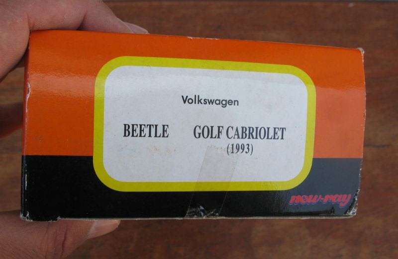 TOTALLY COOL DEAL !! A SET OF 4 DIE CAST VOLKSWAGEN CABRIOLET CARS IN 1:43 SCALE ...BOXED !! WOW !!