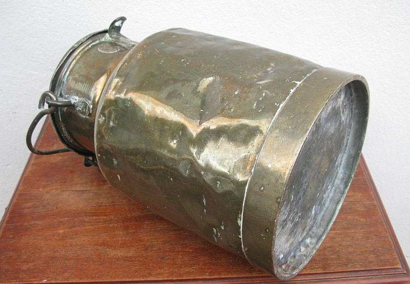 TERUG PLAAS TOE !! A COOL OLD MILK JUG FROM A CAPE FARM CLOSE TO MALMESBURY ...USED TO TRANSPORT