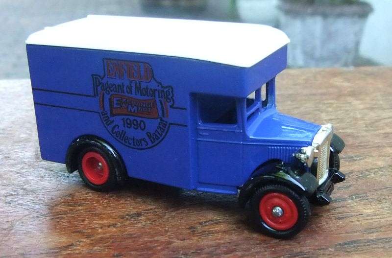 COOL !! A VINTAGE DIE CAST METAL MODEL BY LLEDO ADVERTISING ENFIELD PAGEANT OF MOTORING