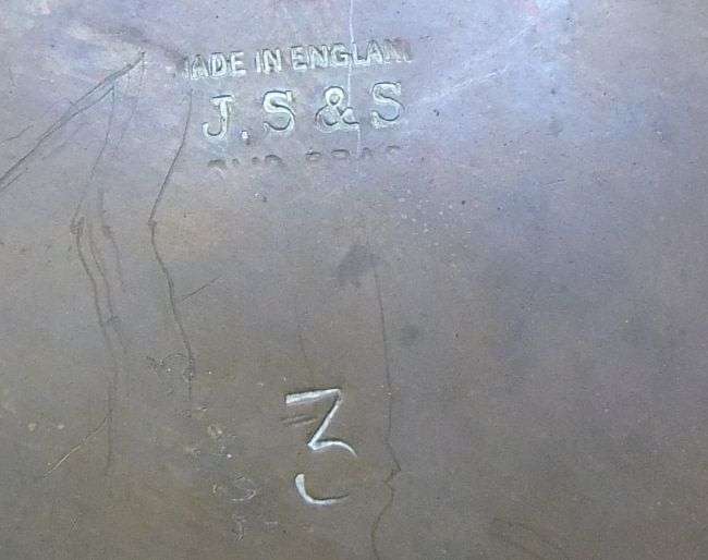 A STUNNING ANTIQUE SOLID BRASS HOT WATER PITCHER BY JOSEPH SANKEY & SONS ...EARLY 1900`S