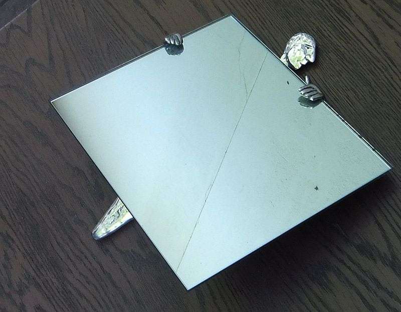 WOW !! WOW !! A STUNNING UNUSUAL HEAVY MIRROR BY RENOWNED DESIGNER CARROL BOYES !!