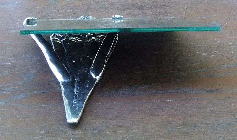 WOW !! WOW !! A STUNNING UNUSUAL HEAVY MIRROR BY RENOWNED DESIGNER CARROL BOYES !!