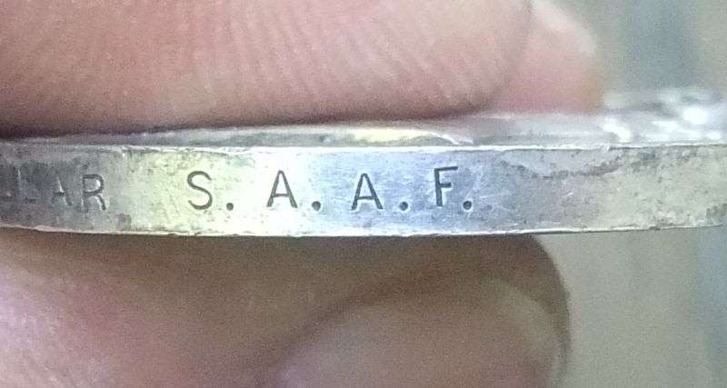 WOW !! WOW !! UNION OF SOUTH AFRICA EFFICIENCY MEDAL - PLUS WW2 MEDAL - CPL C.MILLAR SAAF