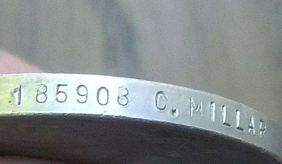 WOW !! WOW !! UNION OF SOUTH AFRICA EFFICIENCY MEDAL - PLUS WW2 MEDAL - CPL C.MILLAR SAAF