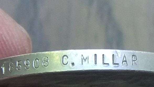 WOW !! WOW !! UNION OF SOUTH AFRICA EFFICIENCY MEDAL - PLUS WW2 MEDAL - CPL C.MILLAR SAAF