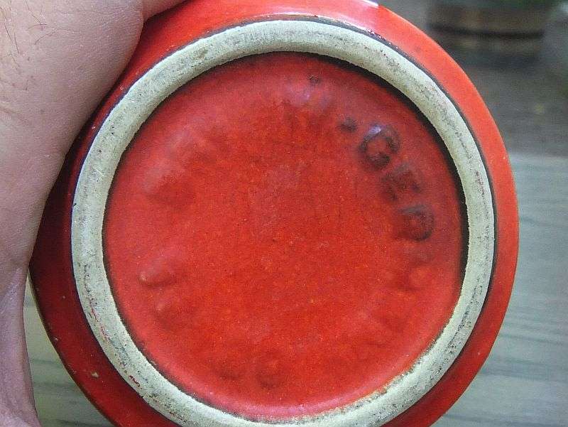 A STUNNING AND RARE VINTAGE POTTERY VASE BY WEST GERMAN MAKER BAY POTTERY !! HIGH VALUE PIECE !!