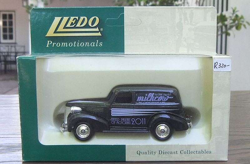 A CERTIFIED VINTAGE DIE CAST METAL MODEL BY LLEDO ADVERTISING ""ENFIELD PAGEANT OF MOTORING""