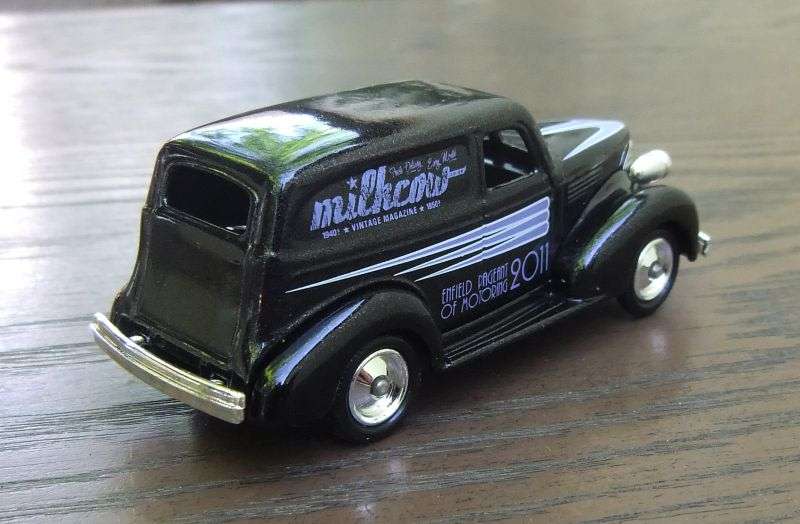 A CERTIFIED VINTAGE DIE CAST METAL MODEL BY LLEDO ADVERTISING ""ENFIELD PAGEANT OF MOTORING""