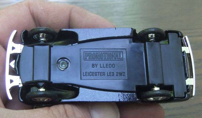 A CERTIFIED VINTAGE DIE CAST METAL MODEL BY LLEDO ADVERTISING ""ENFIELD PAGEANT OF MOTORING""